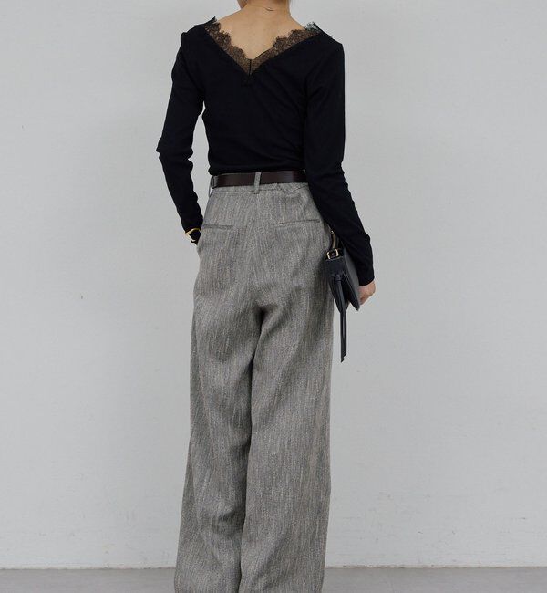  「VレースロンTee」|Tシャツ・カットソー|