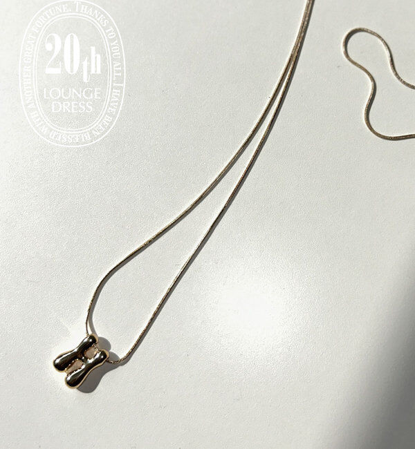  「【20周年限定】【GALENA】20thイニシャルネックレス」|リング|ゴールド系