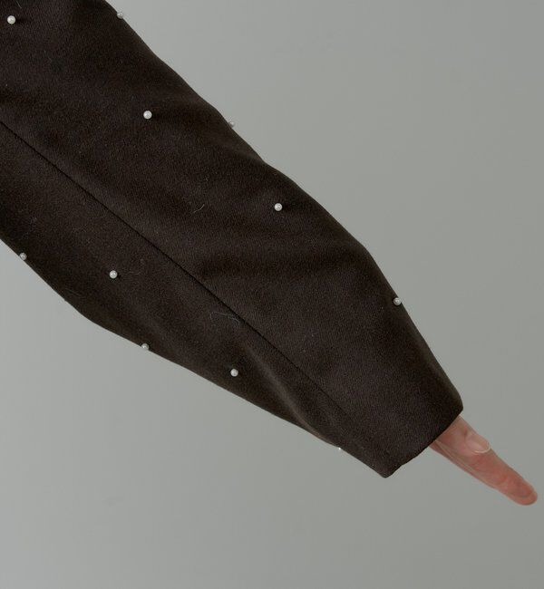  「【SALON by Chico/セットアップ対応】パールペプラムジップジャケット」|その他|