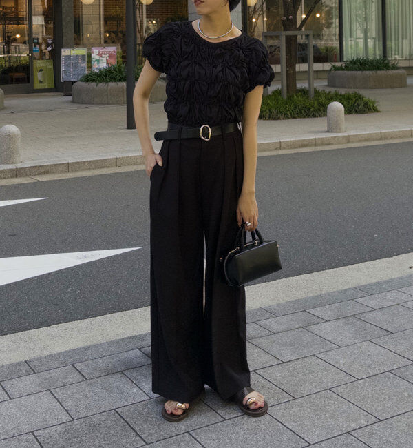  「【新色追加/全骨格◎】シャーリングホイップTシャツ」|Tシャツ・カットソー|