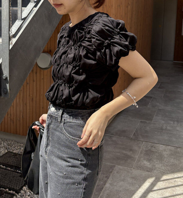  「【新色追加/全骨格◎】シャーリングホイップTシャツ」|Tシャツ・カットソー|