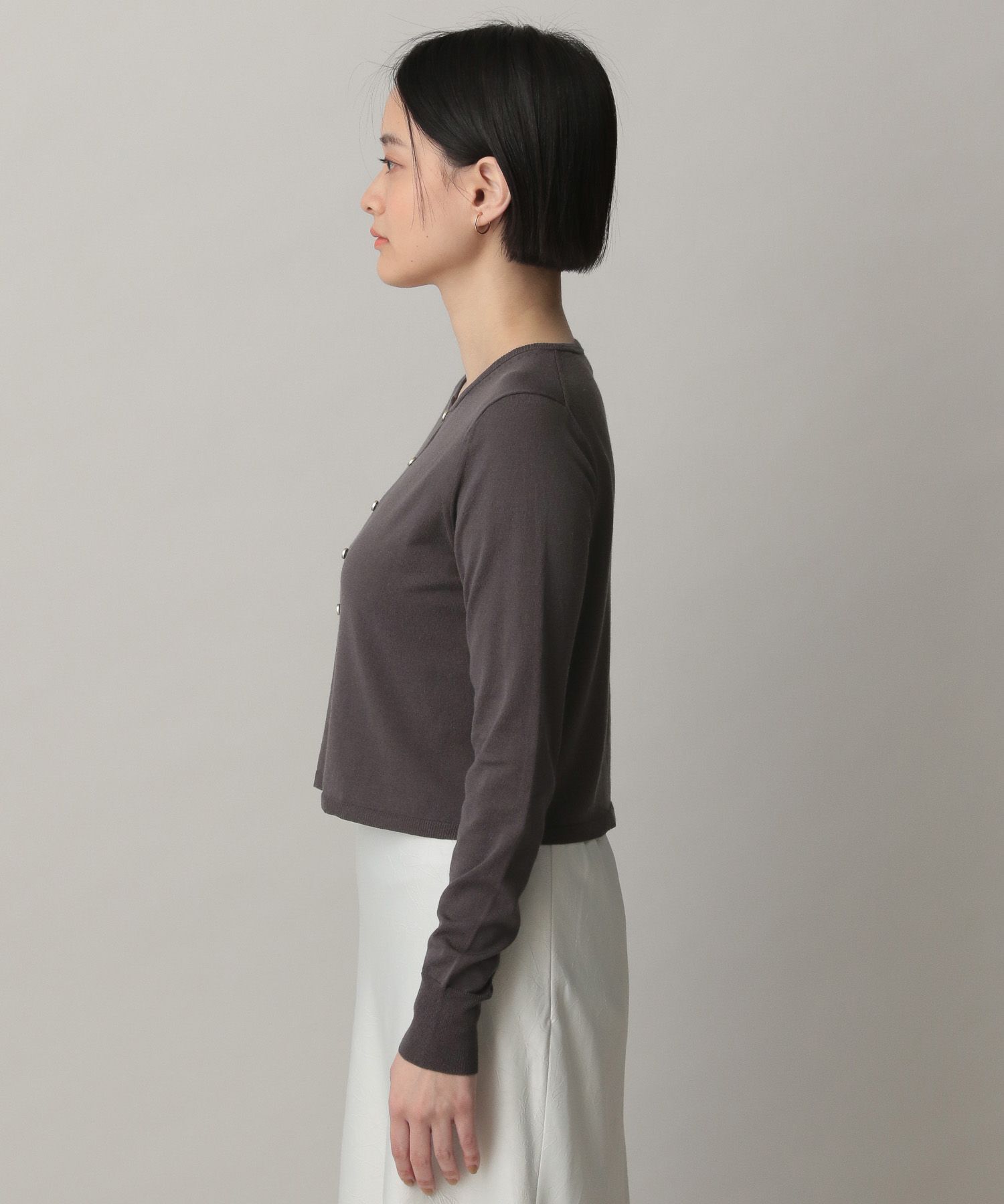 A part by 「アセテートニットカーディガン」|カーディガン|