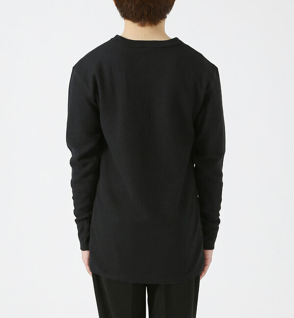 ABAHOUSE「【JEMORGAN/ジェーイーモーガン】ワッフル クルーネック ロングスリーブ」|Tシャツ・カットソー|