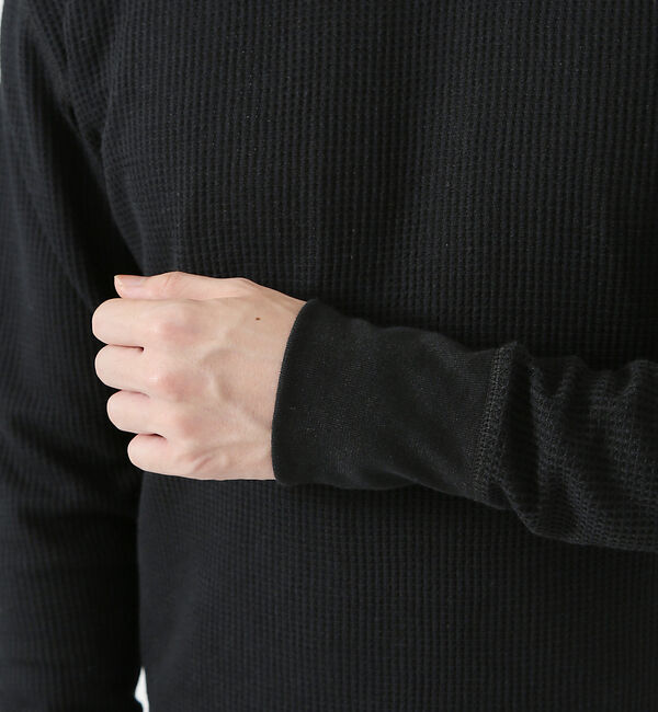 ABAHOUSE「【JEMORGAN/ジェーイーモーガン】ワッフル クルーネック ロングスリーブ」|Tシャツ・カットソー|