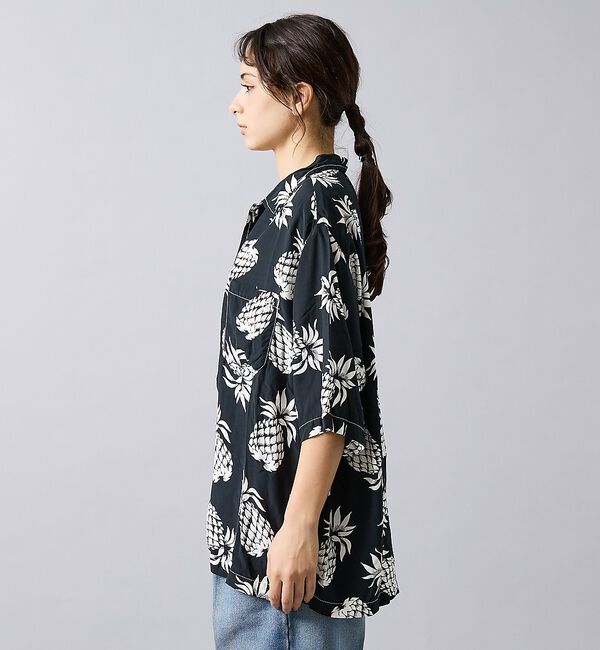 ABAHOUSE「【REMI RELIEF / レミ レリーフ】パイナップル柄アロハシャツ/ユニセ」|シャツ・ブラウス|