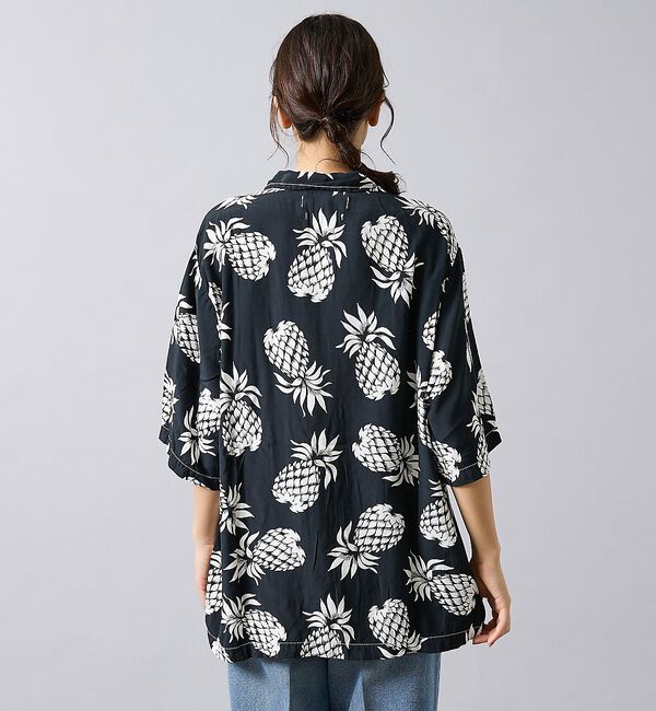 ABAHOUSE「【REMI RELIEF / レミ レリーフ】パイナップル柄アロハシャツ/ユニセ」|シャツ・ブラウス|