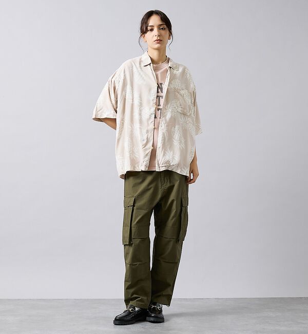 ABAHOUSE「【REMI RELIEF / レミ レリーフ】パイナップル柄アロハシャツ/ユニセ」|シャツ・ブラウス|