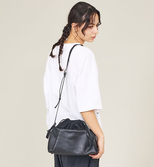 ABAHOUSE「【ARUTEMIKA/アルテミカ】LEATHER TUCK & LINING D」|ショルダー・メッセンジャー|