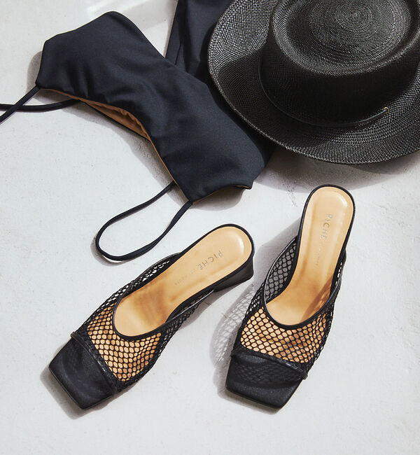 AU BANNISTER「メッシュミュールサンダル」|サンダル|