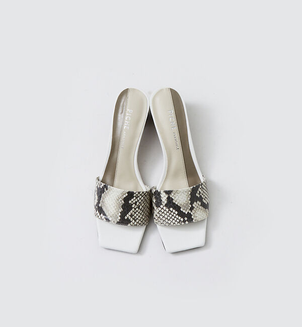 AU BANNISTER「カラーブロックミュール」|サンダル|