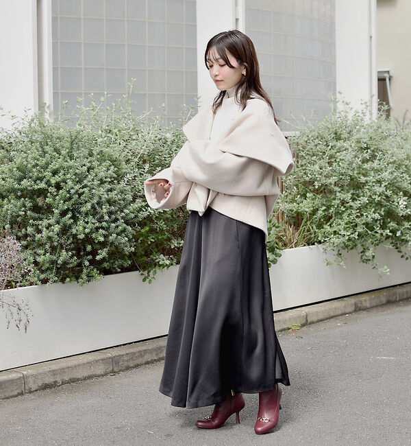 AU BANNISTER「【スノーソール】チェーンモチーフブーツ」|ショートブーツ|