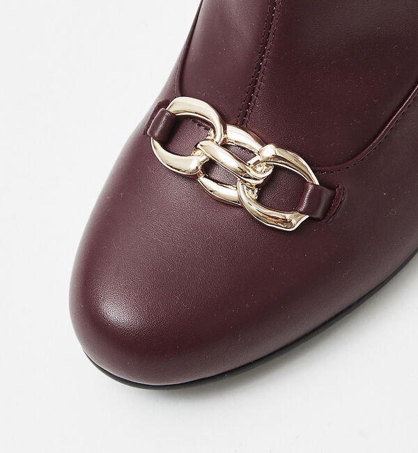 AU BANNISTER「【スノーソール】チェーンモチーフブーツ」|ショートブーツ|