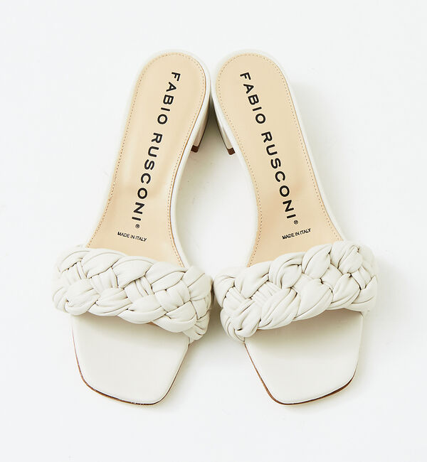AU BANNISTER「●FABIO RUSCONI イントレチャートミュール」|サンダル|