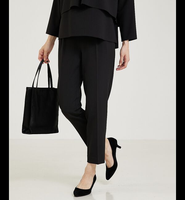 abahouse mavie「【エニデイカセット】ノーカラージャケット＆バックフレアパンツセットアップ」|スーツ|