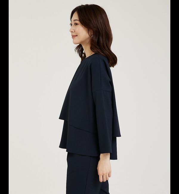 abahouse mavie「【エニデイカセット】ノーカラージャケット＆バックフレアパンツセットアップ」|スーツ|