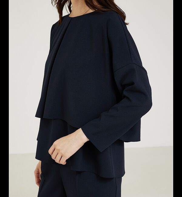 abahouse mavie「【エニデイカセット】ノーカラージャケット＆バックフレアパンツセットアップ」|スーツ|