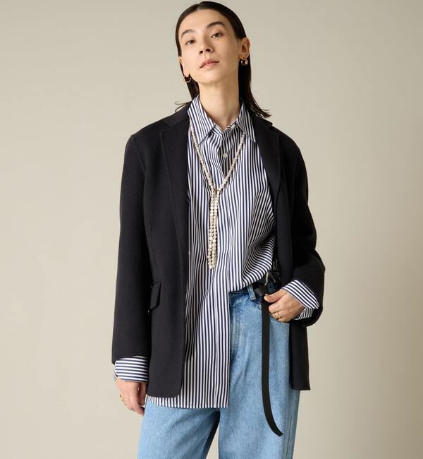 Liesse「EASY CAREオーバーサイズシャツ」|シャツ・ブラウス|