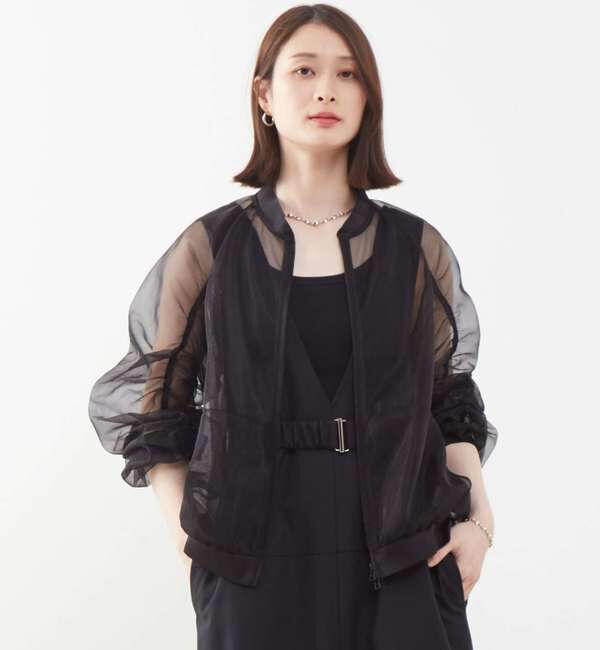 Soffitto「《定番》MA-1シアーブルゾン」|ブルゾン・スタジャン|ブラック