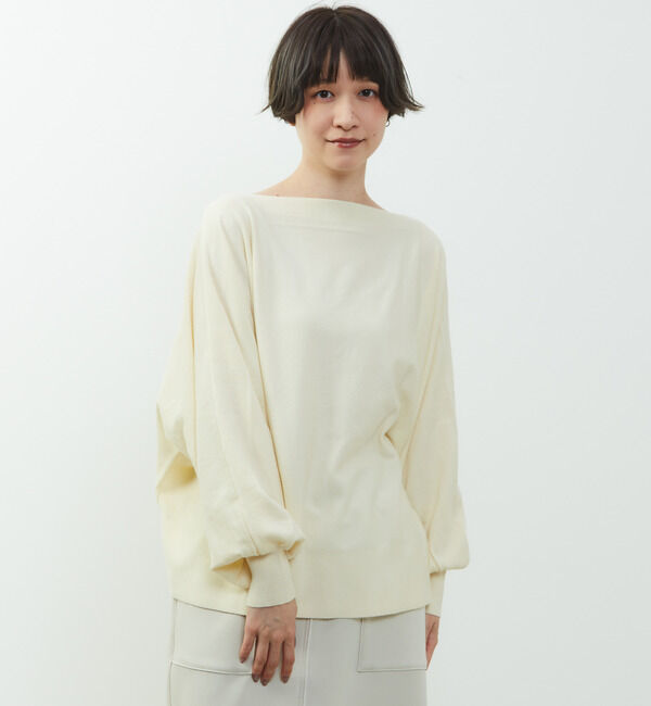 Soffitto「【nota della mano sinistra（ノータ デラ マノ シニストラ）】ドルマン2wayニットトップス」|ニット・セーター|