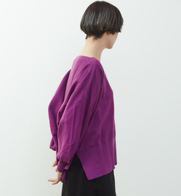 Soffitto「【nota della mano sinistra（ノータ デラ マノ シニストラ）】ドルマン2wayニットトップス」|ニット・セーター|