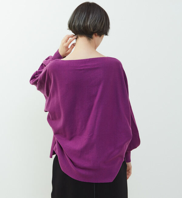 Soffitto「【nota della mano sinistra（ノータ デラ マノ シニストラ）】ドルマン2wayニットトップス」|ニット・セーター|