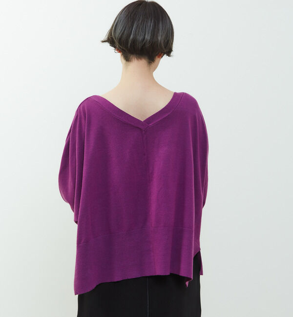Soffitto「【nota della mano sinistra（ノータ デラ マノ シニストラ）】ドルマン2wayニットトップス」|ニット・セーター|