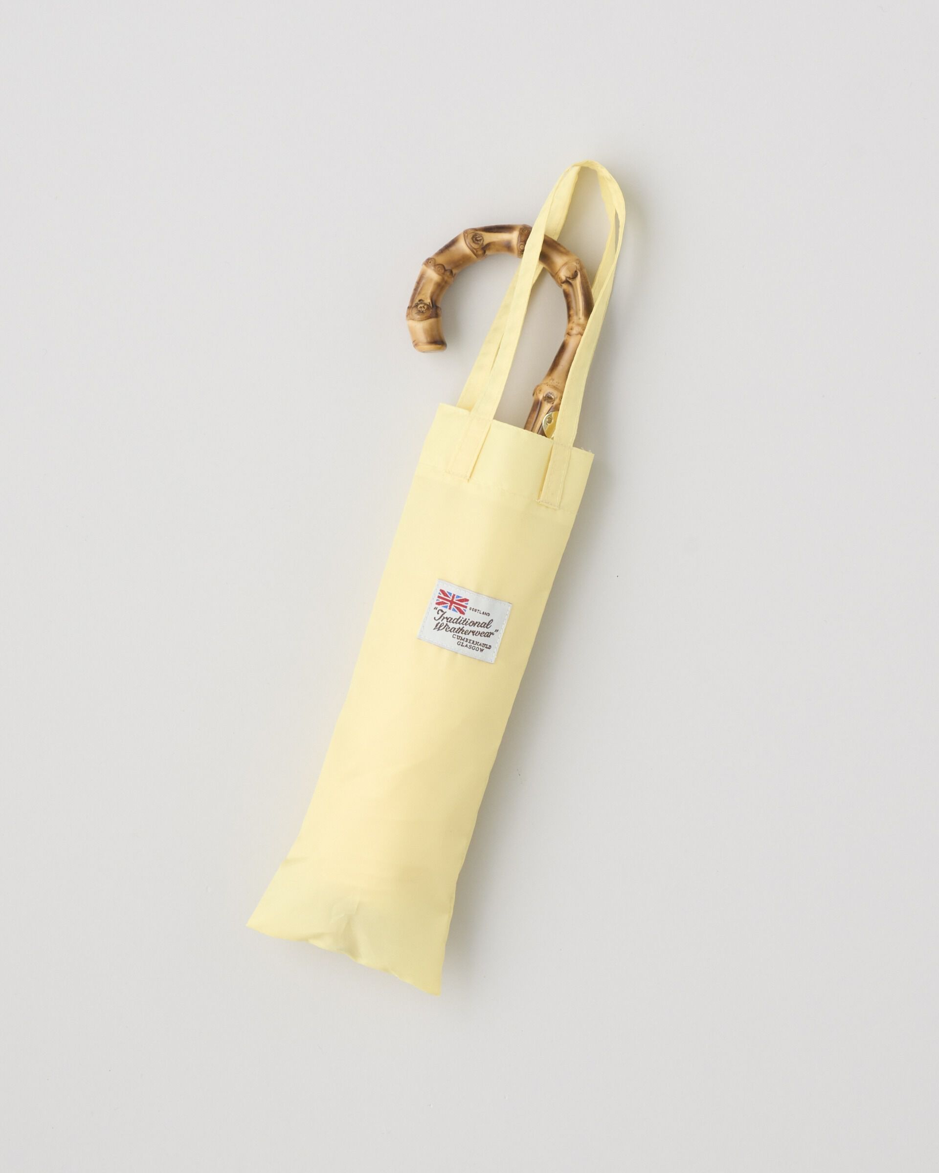 Traditional Weatherwear「【軽量】FOLDING BAMBOO MINI」|傘|ｲｴﾛｰ