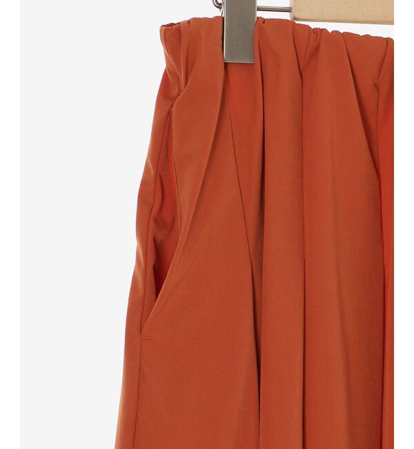  「《接触冷感》ナイロンストレッチタックギャザースカート」|スカート|