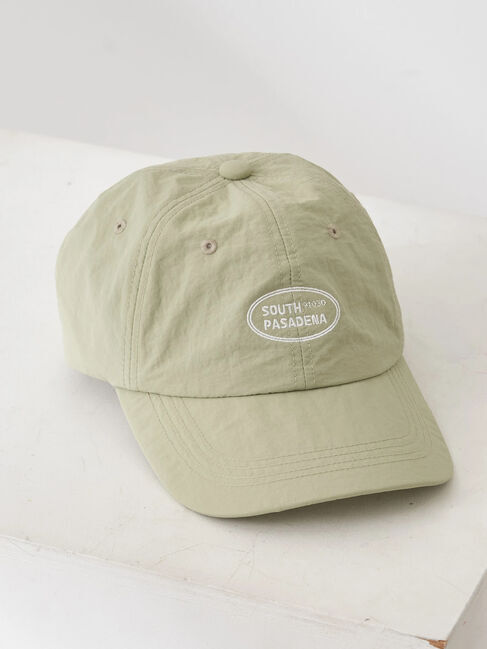 earth music&ecology「刺繍ロゴ　ナイロンキャップ」|その他|Light Green