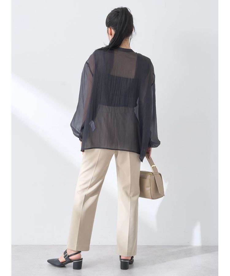 earth music&ecology「シアーリボンシャツ」|シャツ・ブラウス|