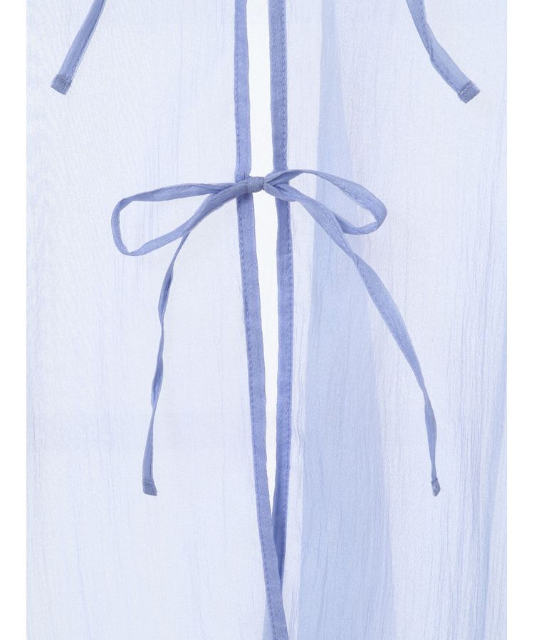 earth music&ecology「シアーリボンシャツ」|シャツ・ブラウス|