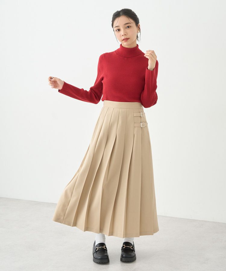 earth music&ecology「やわらかタッチタートルネックニットプルオーバー」|ニット・セーター|