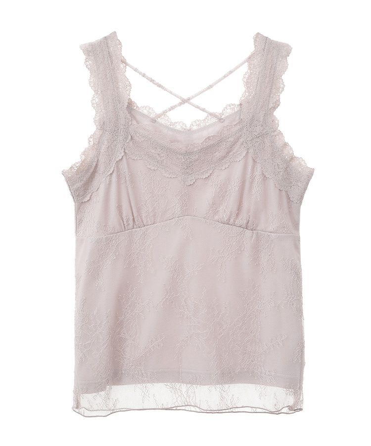 earth music&ecology「総レースキャミソール」|キャミソール|