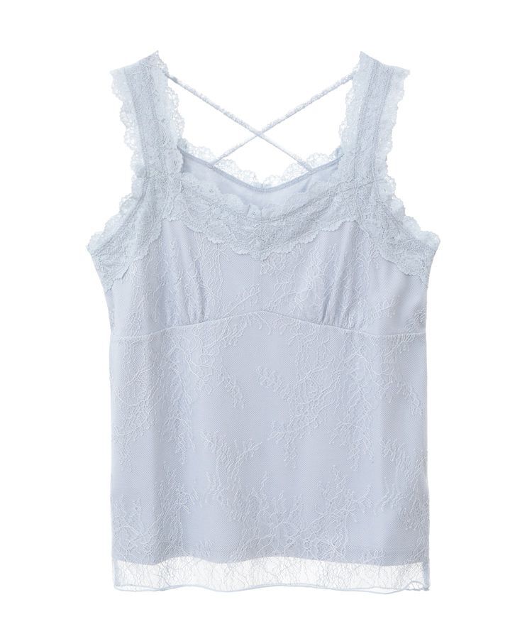earth music&ecology「総レースキャミソール」|キャミソール|