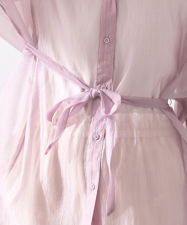 earth music&ecology「ウエストベルトシアーシャツ」|シャツ・ブラウス|