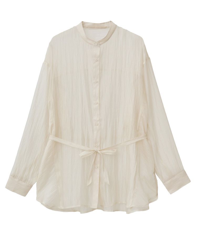 earth music&ecology「ウエストベルトシアーシャツ」|シャツ・ブラウス|