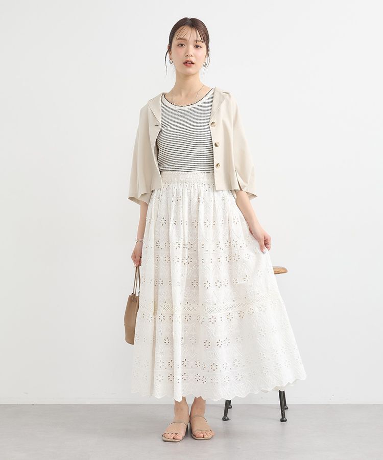 earth music&ecology「ピコトリミングタンクトップ」|キャミソール|