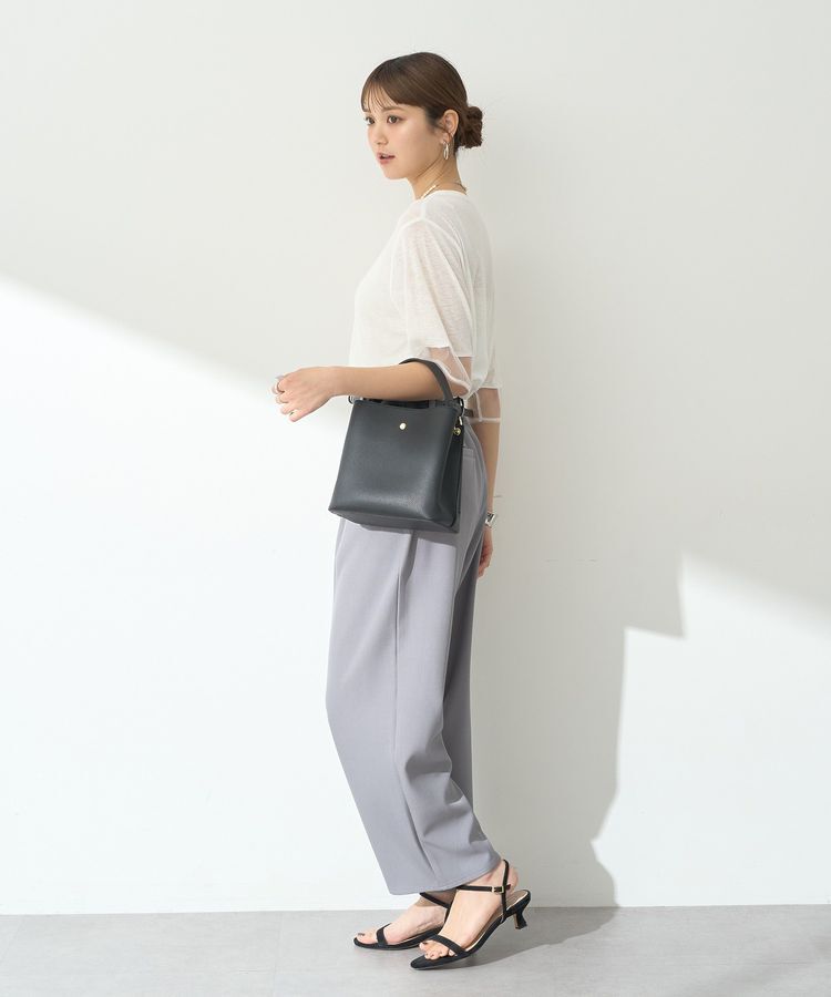 earth music&ecology「シアースリーブ半袖プルオーバー」|Tシャツ・カットソー|