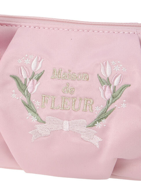 Maison de FLEUR「フラワー刺繍ポーチ」|ポーチ|