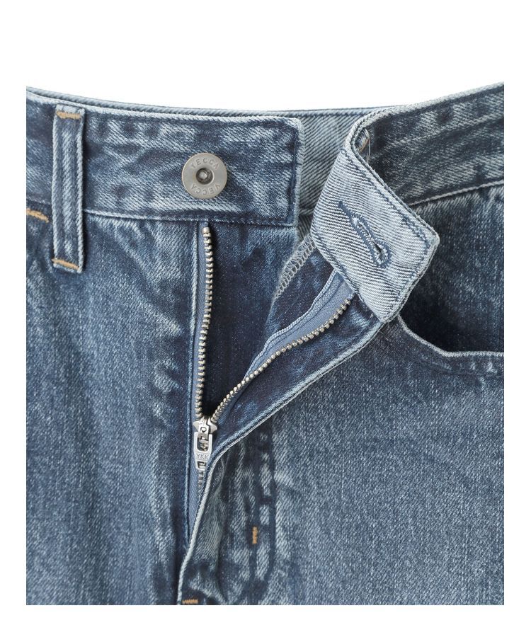 Editt by YECCA VECCA「クリアコーティングデニムロングスカート」|スカート|