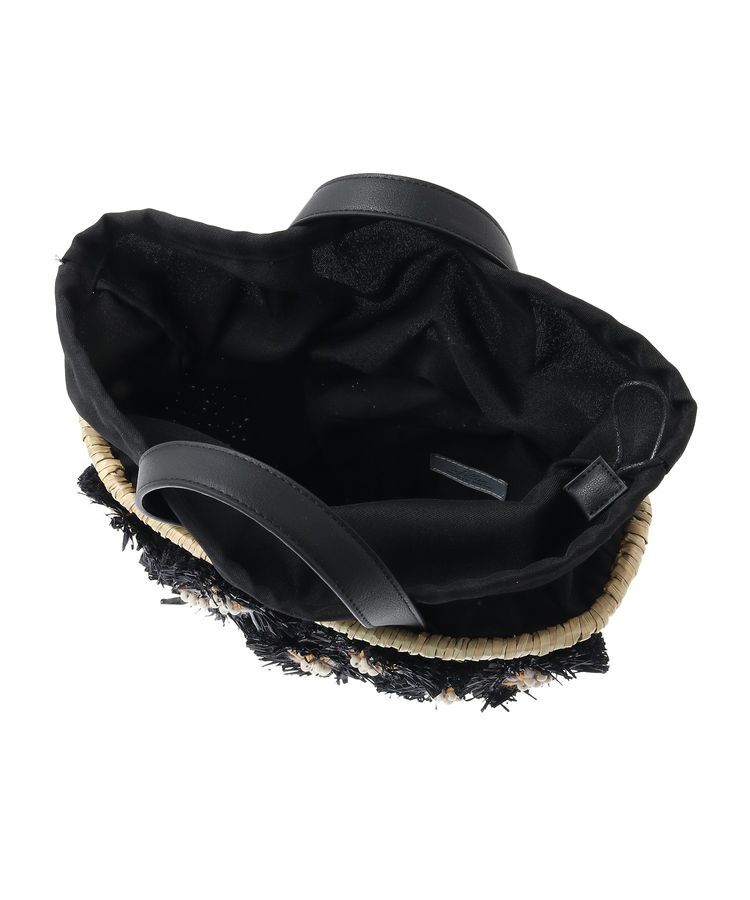 YECCA VECCA「【cache cache】ラフィアフラワー付カゴバッグ」|その他|