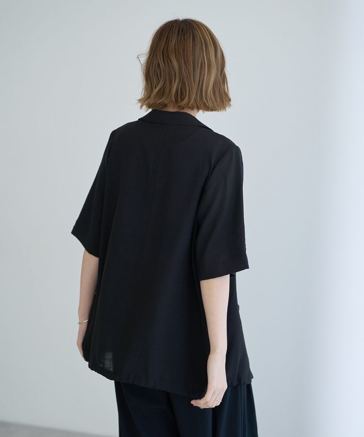 YECCA VECCA「ハーフスリーブライトジャケット」|テーラードジャケット|