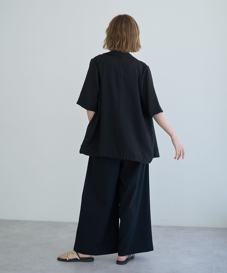 YECCA VECCA「ハーフスリーブライトジャケット」|テーラードジャケット|