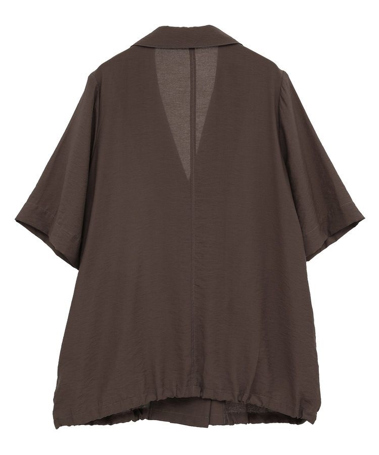 YECCA VECCA「ハーフスリーブライトジャケット」|テーラードジャケット|