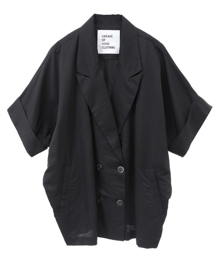 GARAGE OF GOOD CLOTHING「キュプラ混半袖ジャケット」|テーラードジャケット|