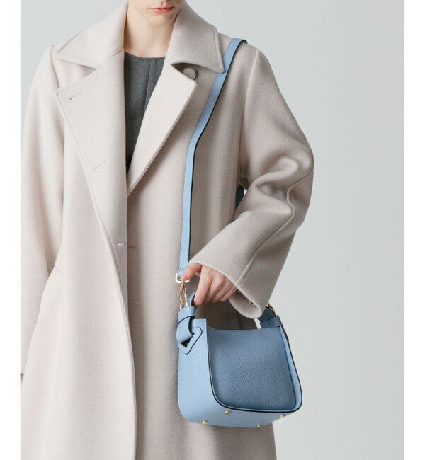allureville「スクエアハンドルバッグ」|ショルダー・メッセンジャー|ライトブルー