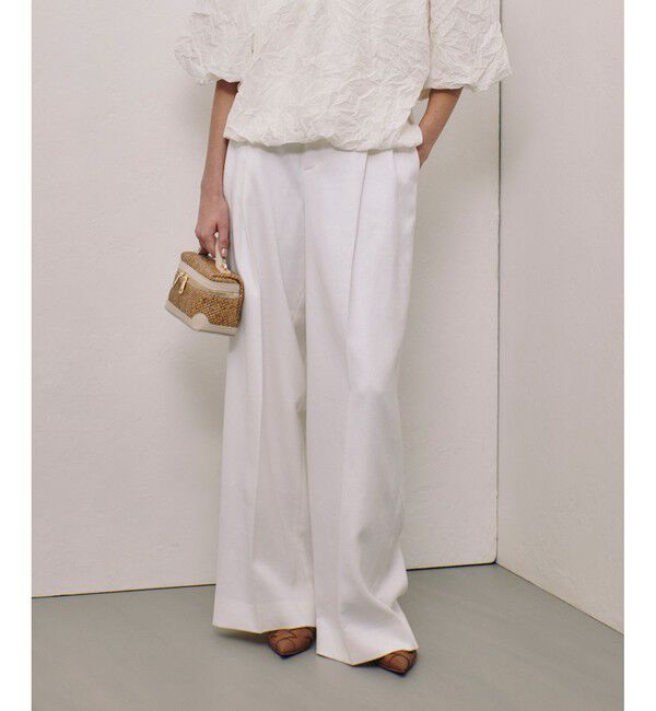 allureville「リオペルリネンダブルタックパンツ」|その他|