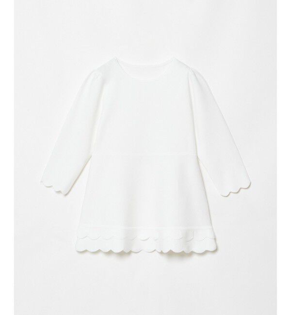 LOULOU WILLOUGHBY「【LOULOU WILLOUGHBY】スカラッププルオーバー」|ニット・セーター|