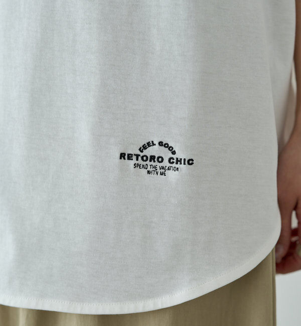  「【汗シミ防止】ワンポイントロゴTシャツ」|Tシャツ・カットソー|