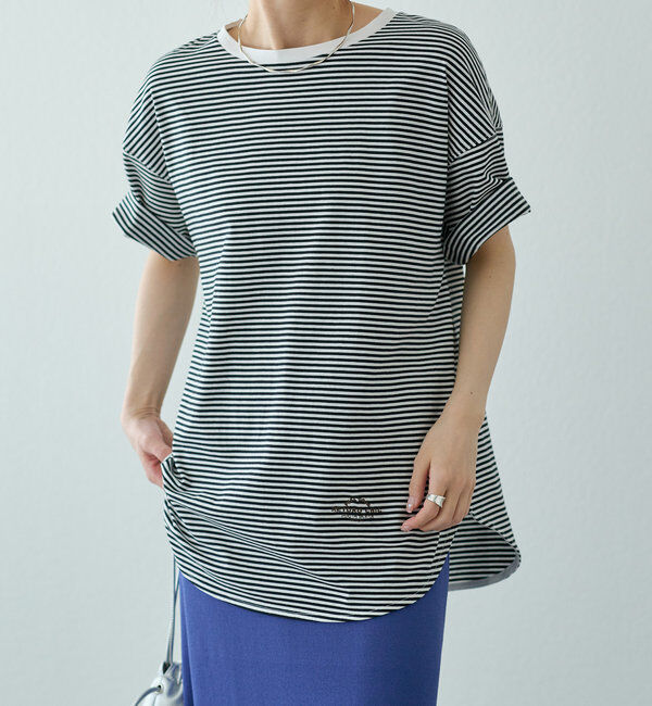  「【汗シミ防止】ワンポイントロゴTシャツ」|Tシャツ・カットソー|